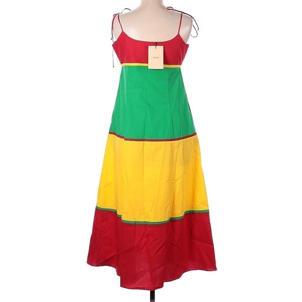 NWT La Ligne Color-block Spaghetti Strap MIDI Dre… - image 6